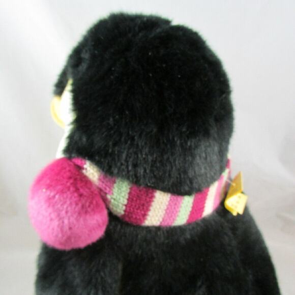 Russ Berrie Daisy Chain Plush TUX Penguin 14" in Ear Muffs Stuffed Animal Toy - Picture 5 of 8